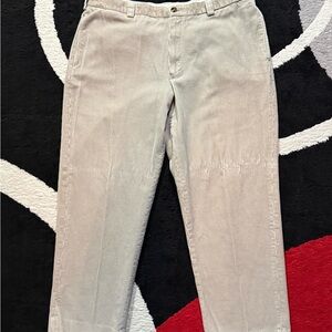 Vintage L.L.Bean Corduroy Pants Size 40 Beige Tan Classic Fit